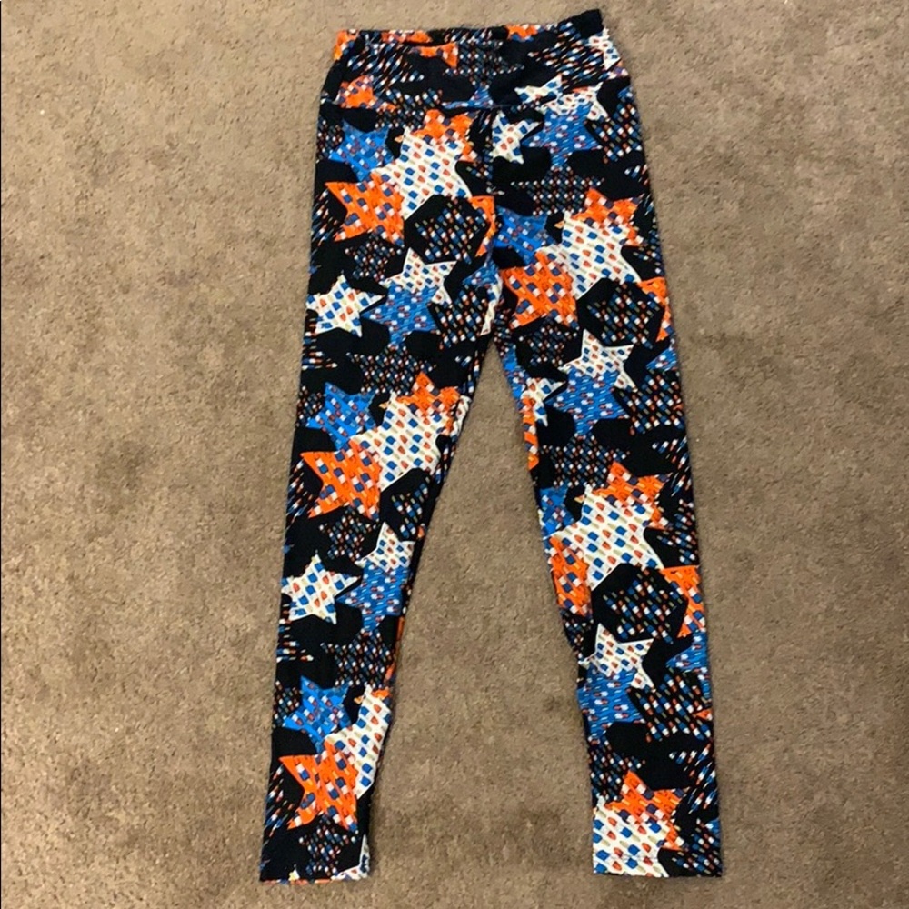 NWOT LuLaRoe O/S Americana popsicle leggings